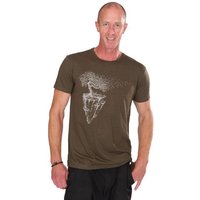 Life-Tree Shirt Men Maple Island | Navy Blue/Fern Green