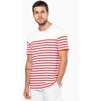 YTWOO Nachhaltiges Herren-T-Shirt mit Rundhalsausschnitt im Marine-Stil