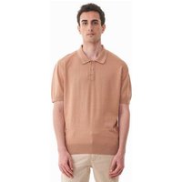 ORGANICATION Strick-Poloshirt aus Bio-Baumwolle