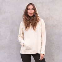 Jaya HEATHER - Hoodie in leichtem Oversized Schnitt mit Front-Tasche und großer Kapuze aus 100% Biobaumwolle