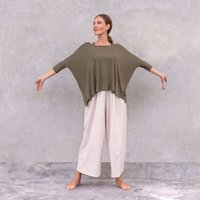 Jaya DIANA - lockere bis weite geschnittene Lounge Pants, für jede Figur geeignet, für Yoga, Leisure, Arbeit oder Evenings