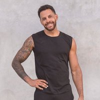 Jaya TOMMY - Herren - Atmungsaktives Tank Top aus softer, elastischer Tencel-Biobaumwoll-Mix, Yoga, Workout and andere Bewegungskünste