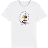Spangeltangel T-Shirt "Eis", T-Shirt, Bio-Baumwolle, Eiswaffel, Unisex, Sommer