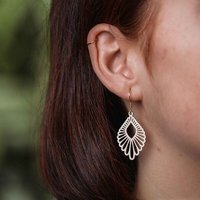 feinformart Ohrringe / Ohrhänger aus Holz - Mindful