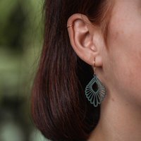 feinformart Ohrringe / Ohrhänger aus Holz - Mindful
