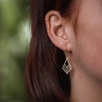 feinformart Ohrringe / Ohrhänger aus Holz - Tribe mini