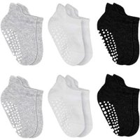 bistyle Sneakersocken ABS 6 Paar für Babys Jungen und Mädchen Babysocken Kurzsocken