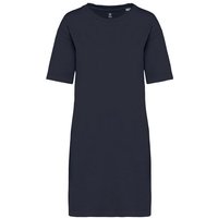 YTWOO Ausgewaschenes Damen T-Shirt Kleid aus 100% Bio-Baumwolle