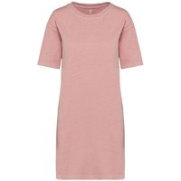 YTWOO Ausgewaschenes Damen T-Shirt Kleid aus 100% Bio-Baumwolle