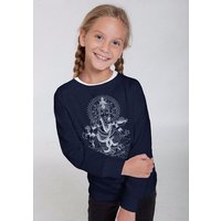 Peaces.bio - handbedruckte Biomode Bio-Kindersweatshirt "Ganesha"