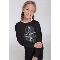 Peaces.bio - handbedruckte Biomode Bio-Kindersweatshirt "Ganesha"