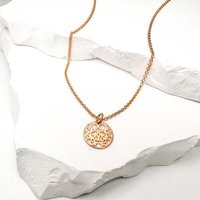 MOANINA Kette Rome Ornament - 925 Silber/18k Gold Vermeil - 3 Längen