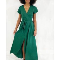 Aatise Langes Abendkleid im Wickeleffekt Zermonie 100% EcoVero