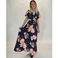 Aatise Langes Abendkleid im Wickeleffekt Zermonie 100% EcoVero