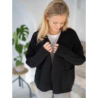 FUXBAU Frauen Oversize Merino Cardigan