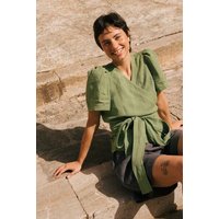 AmourLinen Elisa Wickeltop aus Leinen