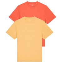 YTWOO Doppelpack Unisex-T-Shirts aus schwerem Stoff | Bio-Baumwolle
