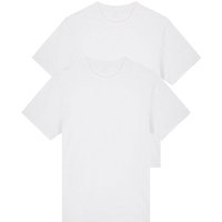 YTWOO Doppelpack Unisex-T-Shirts aus schwerem Stoff | Bio-Baumwolle
