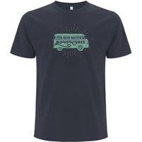 Spreecult Bulli - Bio und Fair - Männer Unisex T-Shirt - Van Vanlife Bus Outdoor