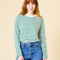 popeia Damen Langarmshirt aus Bio-Baumwolle