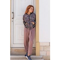 WiDDA berlin Bundfaltenhose in Mauve aus TENCEL®