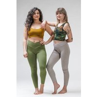 YogiLiebe Yoga Legging "Maitri" ausr Bio-Baumwolle mit V high waist Bund