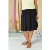 La Gitana Luftiger, schwingender Sommerrock „Aurelie“ aus Bio Tencel, knielang.