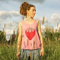 Cmig Damen Tank-Top Erdbeere in canyon pink