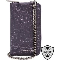Seegarn-Täschle / 2in1 Handy-Tasche und Geldbeutel (MB43)