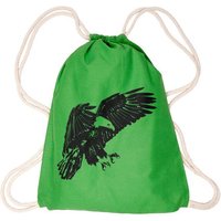 HANDGEDRUCKT "Weißkopfseeadler" Schul-Turnbeutel