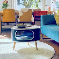 Lockengelöt Betty - Couchtisch aus einem Hamburger Ölfass Lockengelöt Betty - Couchtisch aus einem Hamburger Ölfass