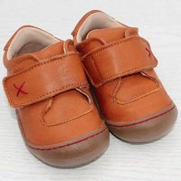 Pololo Halbschuh/ Lauflerner "Primero" aus pflanzlich gegerbtem Leder, Größen 20-27