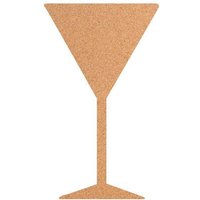Kork-Deko Cocktailglas als Pinnwand aus Kork XXL ca. 80x50 cm