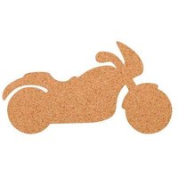 Kork-Deko Motorrad als Pinnwand aus Kork XXL ca. 80x50 cm