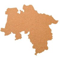 Kork-Deko Niedersachsen als Pinnwand aus Kork XXL ca. 80x50 cm | Umriss Niedersachsen