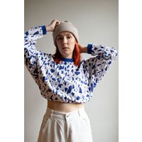 Ecostories Oversized Sweatshirt Terrazzo