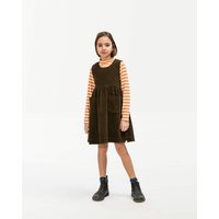 Matona Knielanges Cordkleid für Kinder aus Baumwolle / Belted Corduroy Dress