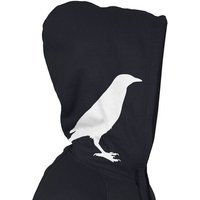 HANDGEDRUCKT "Rabenflüsterer" Männer Zip Hoody Neutral