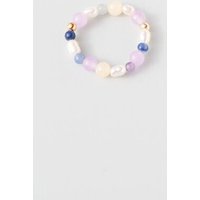 fejn jewelry Ring 'spring pearl' mit Süsswasserperlen und Halbedelsteinen