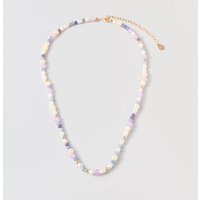 fejn jewelry Kette 'spring pearl' mit Süsswasserperlen und Halbedelsteinen