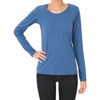 Leela Cotton Damen Langarmshirt 5 Farben Bio-Baumwolle Oberteil T-Shirt