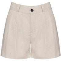 YTWOO Damen Shorts aus 100% Leinen