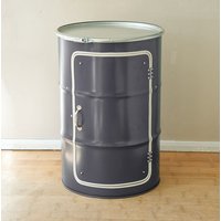 Lockengelöt Hausbar aus einem Hamburger Ölfass Lockengelöt Hausbar aus einem Hamburger Ölfass