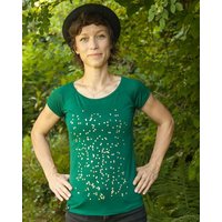 päfjes Goldenes Konfetti - Fair gehandeltes Frauen T-Shirt mit TENCEL Lyocell