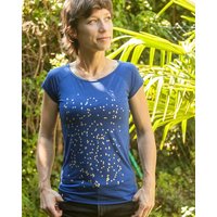 päfjes Goldenes Konfetti - Fair gehandeltes Frauen T-Shirt mit TENCEL Lyocell