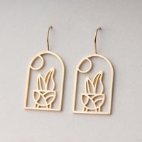 ChristinaPauls Slow jewellery Ohrhänger Planta in Silber oder Gold