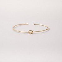 fejn jewelry Armband 'knot arm cuff' mit zartem Knoten