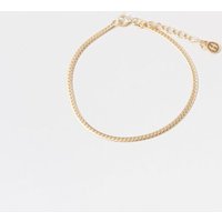 fejn jewelry Armband 'flat chain' im Schlangenlook