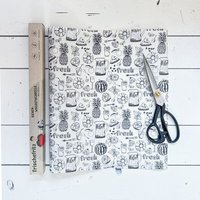 Kumanu - von Natur aus gut Bienenwachstuch-Rolle "Frischefritz" | 34x130cm