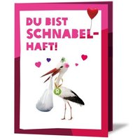 OxfamUnverpackt Spenden-Geschenk "Eine sichere Geburt" (Grußkarte zum Liebe zeigen mit Magnet)